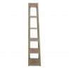 Sunpan Doncaster Bookcase in Large - Side Angle
