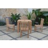 Anderson Teak SET-25 Bahama 35" Square Table Lifestyle 2