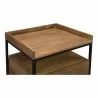 Moe's Home Collection Vancouver Side Table - Side Closeup Top Angle - Moe's Home Collection Vancouver Side Table - Side Closeup Top Angle
