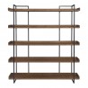 Moe's Home Collection Vancouver Bookshelf Large in Light Brown - Front