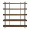 Moe's Home Collection Vancouver Bookshelf Large in Light Brown - Front - Moe's Home Collection Vancouver Bookshelf Large in Light Brown - Front