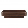 Moe’s Home Collection Eton Coffee Table in Dark Brown - Front