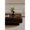 Moe’s Home Collection Eton Coffee Table in Dark Brown - Lifestyle 2