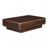 Moe’s Home Collection Eton Coffee Table in Dark Brown - Top Angled View