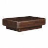 Moe’s Home Collection Eton Coffee Table in Dark Brown - Angled View