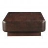 Moe’s Home Collection Eton Coffee Table in Dark Brown - Side View