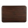 Moe’s Home Collection Eton Coffee Table in Dark Brown - Top View