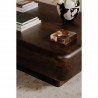 Moe’s Home Collection Eton Coffee Table in Dark Brown - Lifestyle Edge Top Angle