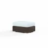 Montecito Ottoman in Canvas Skyline w/ Self Welt - Front Side Angle - Montecito Ottoman in Canvas Skyline w/ Self Welt - Front Side Angle