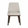 Sunpan Jody Dining Chair in Linea Light Grey Leather - Set of Two - Front Angle - Sunpan Jody Dining Chair in Linea Light Grey Leather - Set of Two - Front Angle
