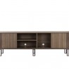 Sunpan Sherway Media Console and Cabinet - Front Angle