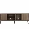 Sunpan Sherway Media Console and Cabinet - Front Angle - Sunpan Sherway Media Console and Cabinet - Front Angle