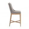 Sunpan Sorrento Counterstool Palazzo Taupe - Side Angle