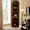Corner Curio Cabinet - Lifestyle - Corner Curio Cabinet - Lifestyle