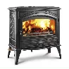 Amantii Lynwood W76 - Cast Iron Wood Burning Stove - Angled - Amantii Lynwood W76 - Cast Iron Wood Burning Stove - Angled