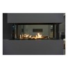 Sierra Flame Lyon - 4 Sided See Through Gas Fireplace - Front