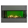 Sierra Flame Lyon - 4 Sided See Through Gas Fireplace - Front View - Sierra Flame Lyon - 4 Sided See Through Gas Fireplace - Front View