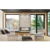 Sierra Flame Lyon - 4 Sided See Through Gas Fireplace - Lifestyle