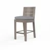Laguna Barstool in Canvas Granite, No Welt - Front Side Angle - Laguna Barstool in Canvas Granite, No Welt - Front Side Angle