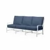 Bristol Sofa in Spectrum Indigo w/ Self Welt - Front Side Angle - Bristol Sofa in Spectrum Indigo w/ Self Welt - Front Side Angle