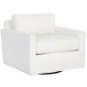 Sunpan Josselyn Swivel Armchair - Dream Pina Colada - Front Side Angle