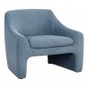 Sunpan Nevaeh Lounge Chair Danny Iceberg - Front Side Angle