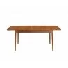 Greenington Mija Extensible Dining Table, Amber - Front Angle - Greenington Mija Extensible Dining Table, Amber - Front Angle