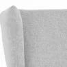Sunpan Kasen Lounge Chair Belfast Heather Grey - Closeup Top Angle - Sunpan Kasen Lounge Chair Belfast Heather Grey - Closeup Top Angle