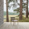 Madeira Dining Chair Bronze With Fawn Cushion - Lifestyle