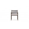 Madeira Dining Chair Bronze With Fawn Cushion - Front