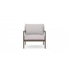 Azzurro Living Madeira Club Chair With Fawn Cushion and Morel Textelene Rope - Front