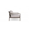 Madeira 3 Seat Sofa Bronze With Fawn Cushion - Side