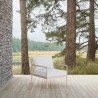 Azzurro Living Madeira Club Chair With Ivory Cushion and Birch Textelene Rope - Lifestyle
