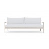 Madeira 3 Seat Sofa Ivory With Polar Cushion - Front