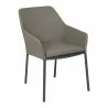 Aluminum Arm Chair W/ UV Resistant PE Weave Back And Seat - MADEIRA A – TAUPE - Aluminum Arm Chair W/ UV Resistant PE Weave Back And Seat - MADEIRA A – TAUPE