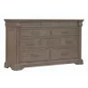 Madison Ridge Brown 10 Drawer Dresser-5 - Madison Ridge Brown 10 Drawer Dresser-5