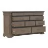 Madison Ridge Brown 10 Drawer Dresser-2 - Madison Ridge Brown 10 Drawer Dresser-2