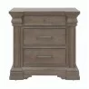 Madison Ridge Brown 3 Drawer Nightstand-1 - Madison Ridge Brown 3 Drawer Nightstand-1