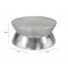 Madryn Coffee Table Silver - Table Dimensions - Madryn Coffee Table Silver - Table Dimensions