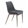 Magnus Dining Chair in Black & Walnut- side view 1 - Magnus Dining Chair in Black & Walnut- side view 1