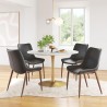 Magnus Dining Chair in Black & Walnut- Lifestyle 2