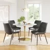 Magnus Dining Chair in Black & Walnut- Lifestyle 2 - Magnus Dining Chair in Black & Walnut- Lifestyle 2