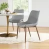 Magnus Dining Chair Slate Gray & Walnut- Lifestyle 2 - Magnus Dining Chair Slate Gray & Walnut- Lifestyle 2