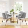 Magnus Dining Chair Slate Gray & Walnut- Lifestyle 1 - Magnus Dining Chair Slate Gray & Walnut- Lifestyle 1