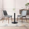 Magnus Dining Chair Slate Gray & Walnut- Lifestyle 3