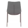 Magnus Dining Chair Slate Gray & Walnut- back view 1 - Magnus Dining Chair Slate Gray & Walnut- back view 1