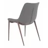 Magnus Dining Chair Slate Gray & Walnut- back view 2 - Magnus Dining Chair Slate Gray & Walnut- back view 2