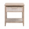 Essentials For Living Malay 1-Drawer Nightstand - Front Opened Angle