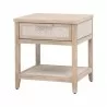 Essentials For Living Malay 1-Drawer Nightstand - Front Side Angle - Essentials For Living Malay 1-Drawer Nightstand - Front Side Angle