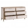 Essentials For Living Malay 6-Drawer Double Dresser - Front Side Opened Angle